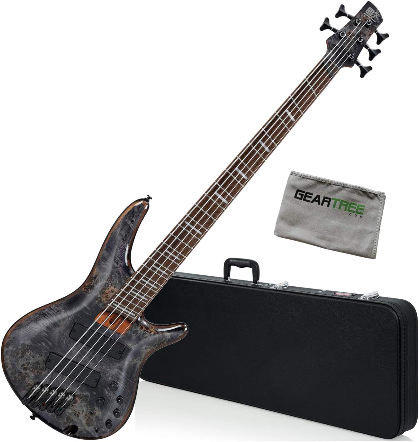Ibanez SRMS805 DTW SR Bass Workshop 5-String Multiscale (Deep Twilight) Bass w/