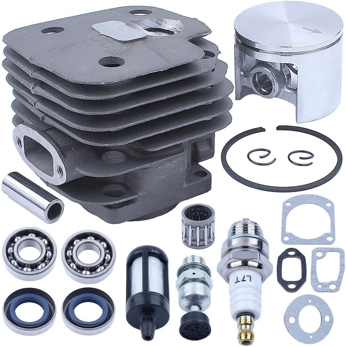 for 52mm Big Bore Cylinder Piston kets Kit for Husqvarna 272 268 266 162 Chainsaw