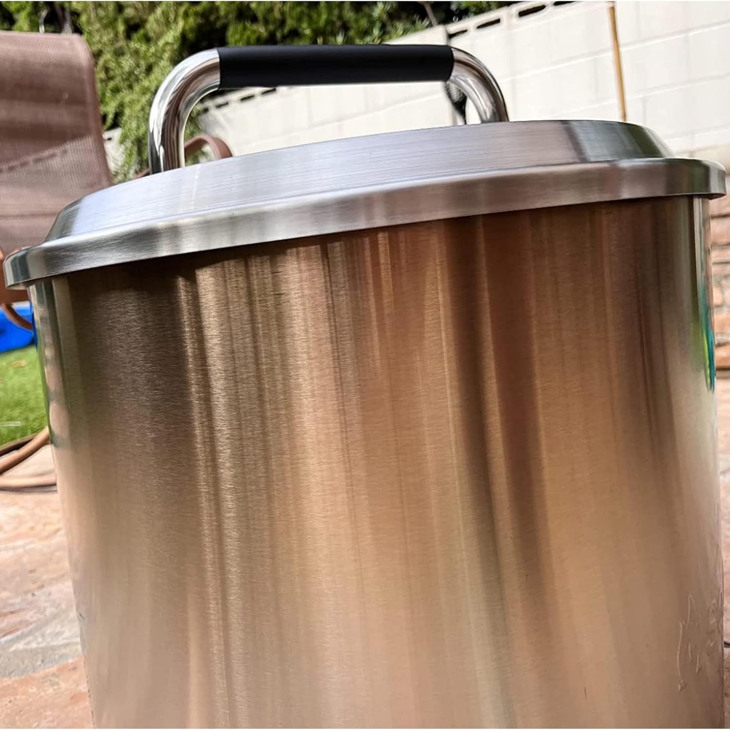 PARTAKER Stainless Steel Fire Pit Cover Lid for Solo Stove Bonfire, 19.5