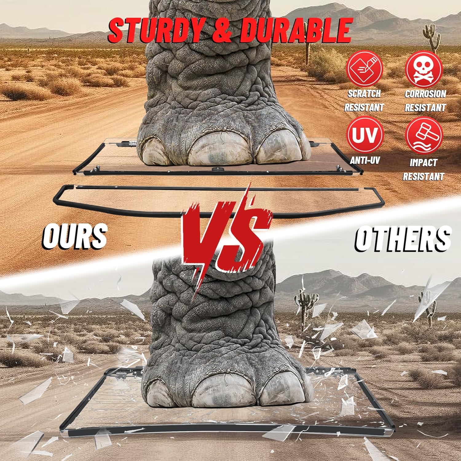 StarknightMT 2024 2025 RZR XP 1000 Flip Windshield, RZR Front Windshield Compatible with POLARIS RZR XP 1000/4 1000 2024 2025+ RZR XP 1000 Accessories Front Window