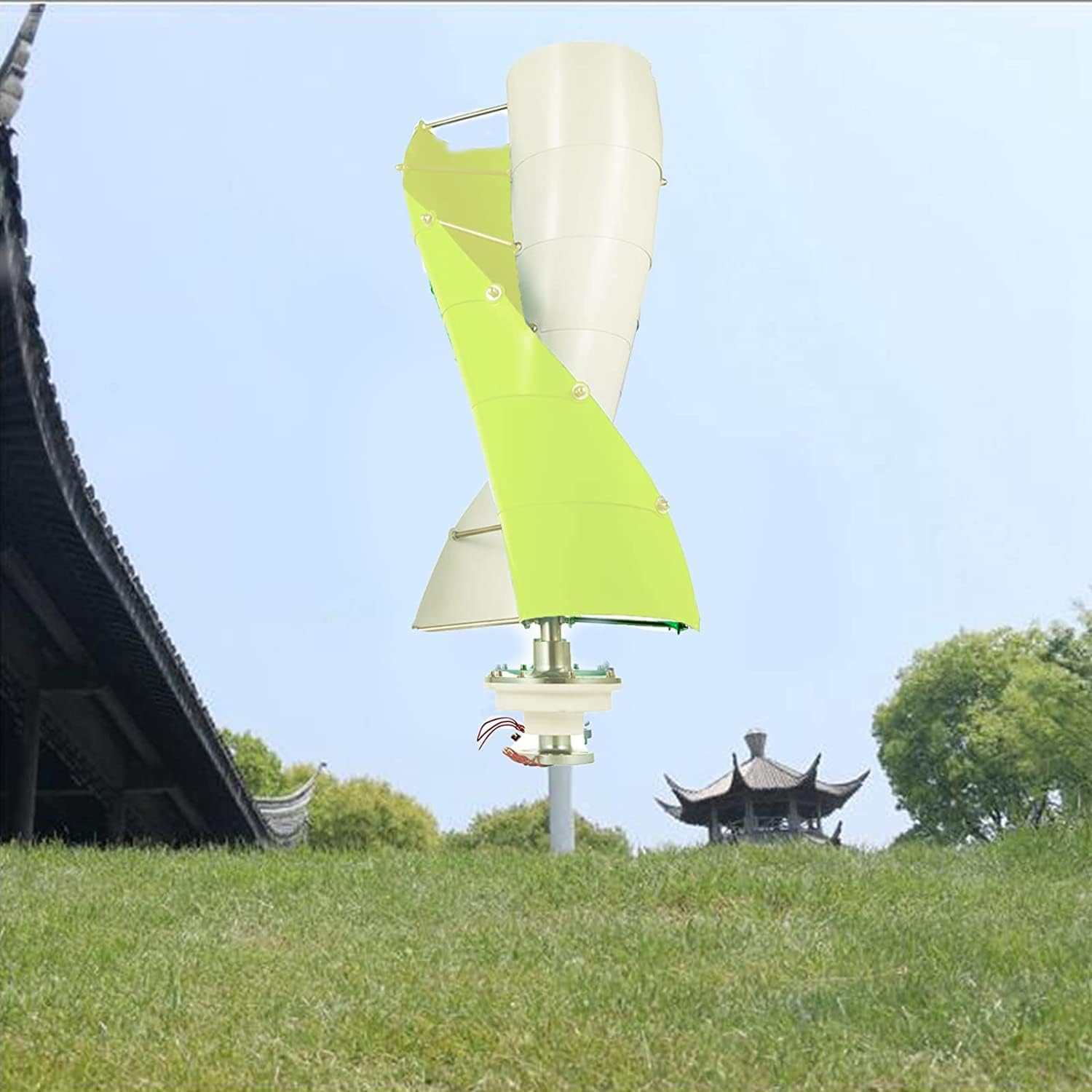 6000W 12V/24V/48V Horizontal Wind Generator Wind Turbines Generator Windmill Energy Turbines Charge for Home Camping