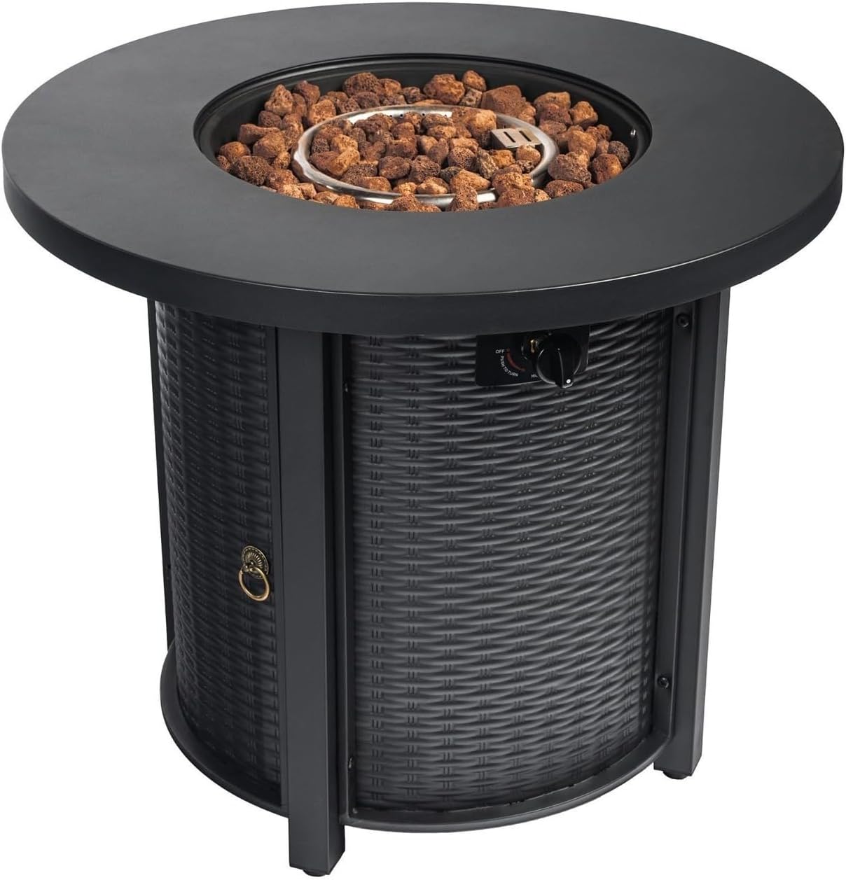 30inch Propane Round Fire Table 40000BTU Propane Fire Pit Table
