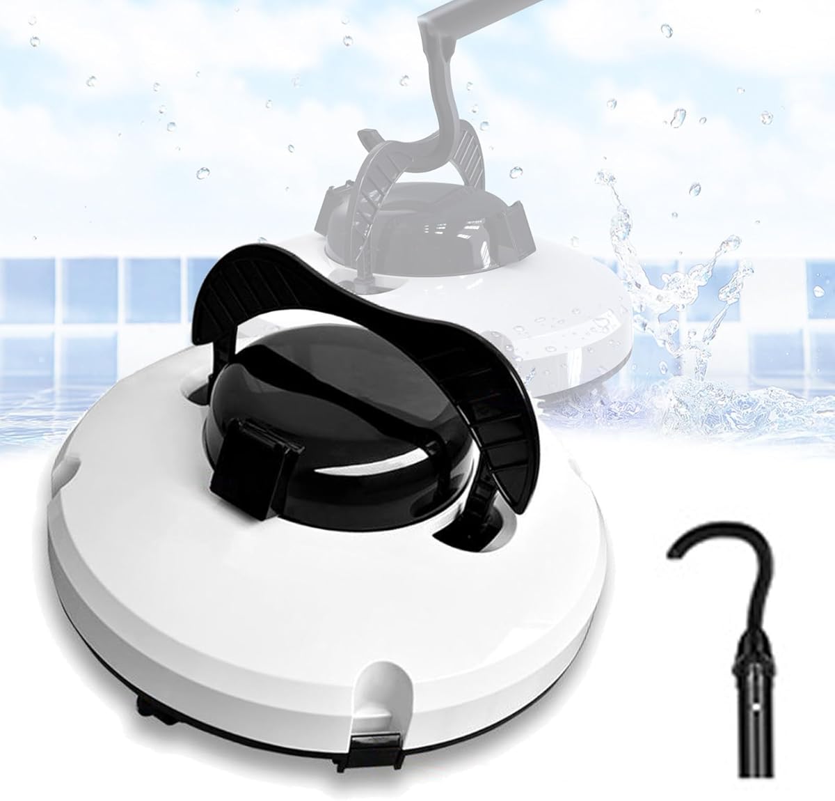 Pool Vacuum Robot Automatic Pool Cleaners with Dual Drive Motors and 5200mah Battery for All Types of In Ground Swimming Pools Lasts 120 Mins Robotic Pool Cleaner
