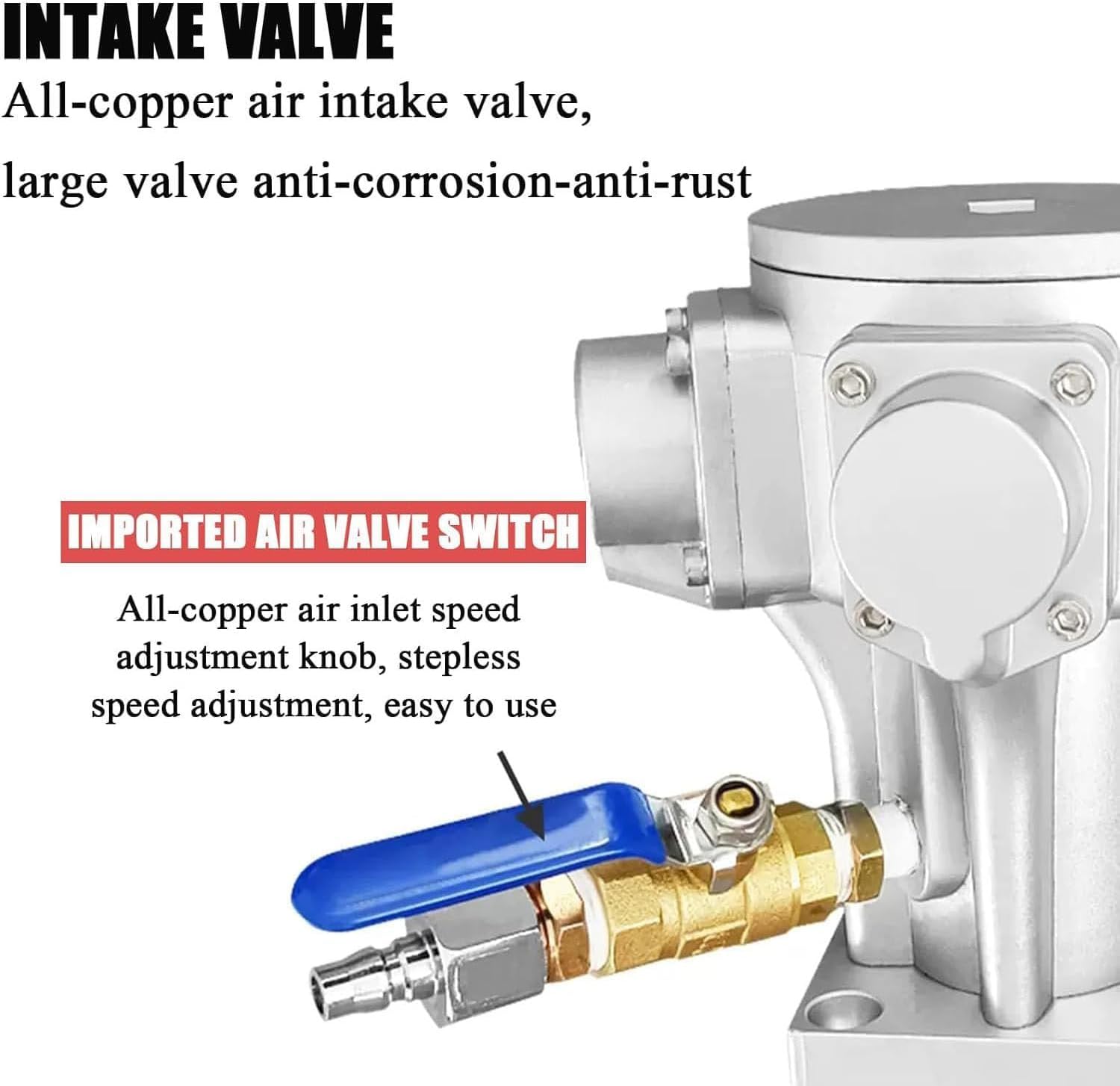 IBC Air Agitator, Pneumatic Pail Agitator Paint Mixer, Paint Stirring Machine, Bracket Air Agitator Paint Mix Tool, Paint Agitator, Air Mixer Drum Mixer 5cylinders