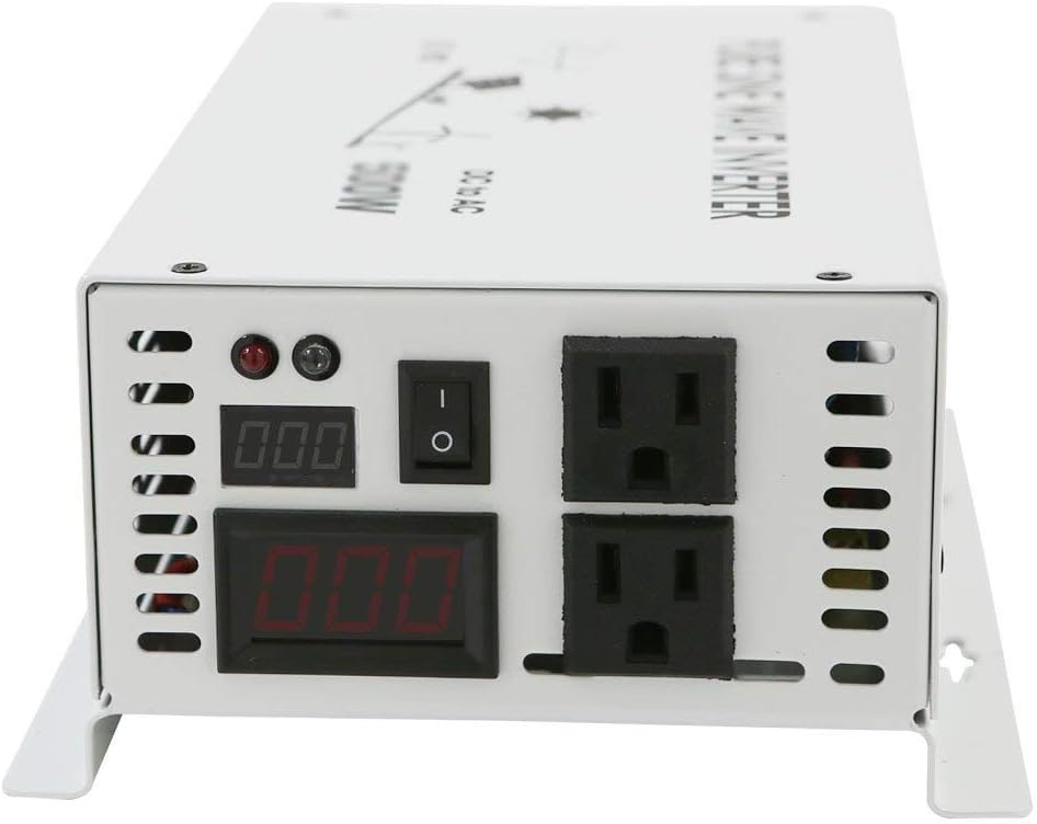 WZRELB 300W 12V Pure Sine Wave Solar Power Inverter DC AC Converter