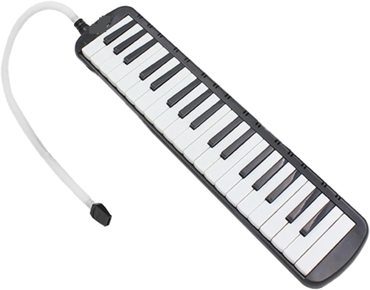 Melodica 37 Keys Mouth Melodica Keyboard with Carrying Bag Harmonica Pianica ABS Silver Plated Base Portable for Adults Students and Kids