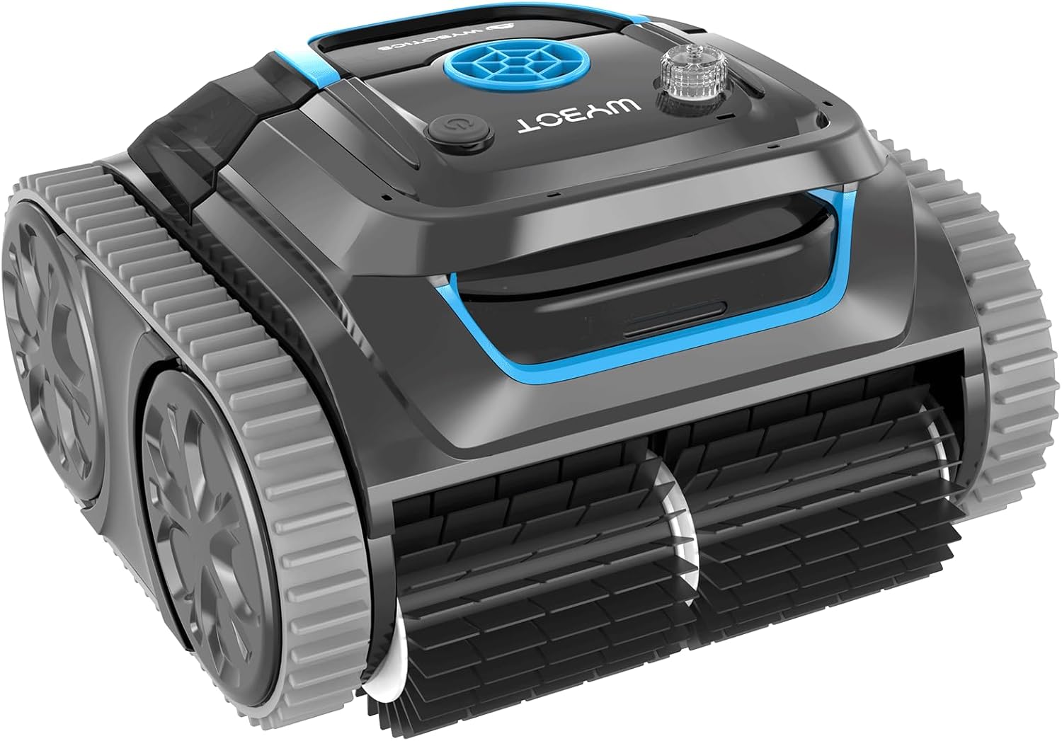 WYBOT S1 Cordless Wall Climbing Robotic Pool Cleaner w/ APP Mode, Smart Mapping Tech, Lasts 180mins, Automatic Pool Vacuum Robot w/ Powerful Suction, Fast Charging Fit for Inground Pools (WY200-DWA)