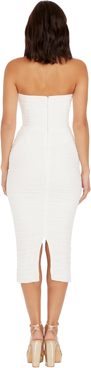 Dress The Population Womens Heather Bodycon Midi Dress