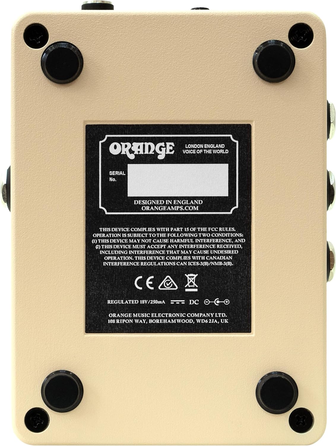 Orange Acoustic Pedal