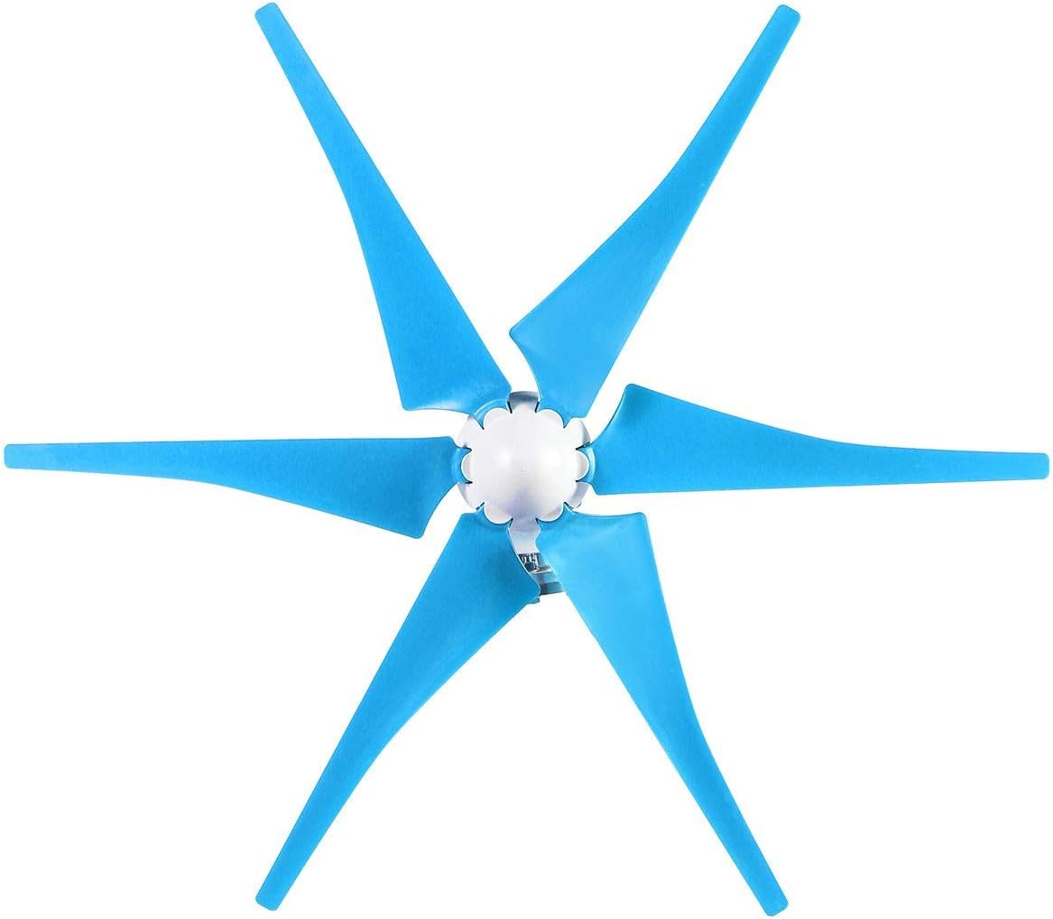 8000W 12V/24V 3/5/6 Blades Horizontal Wind Generator Wind Turbines Generator Windmill Energy Turbines Charge for Home Camping,24v,5 Blades