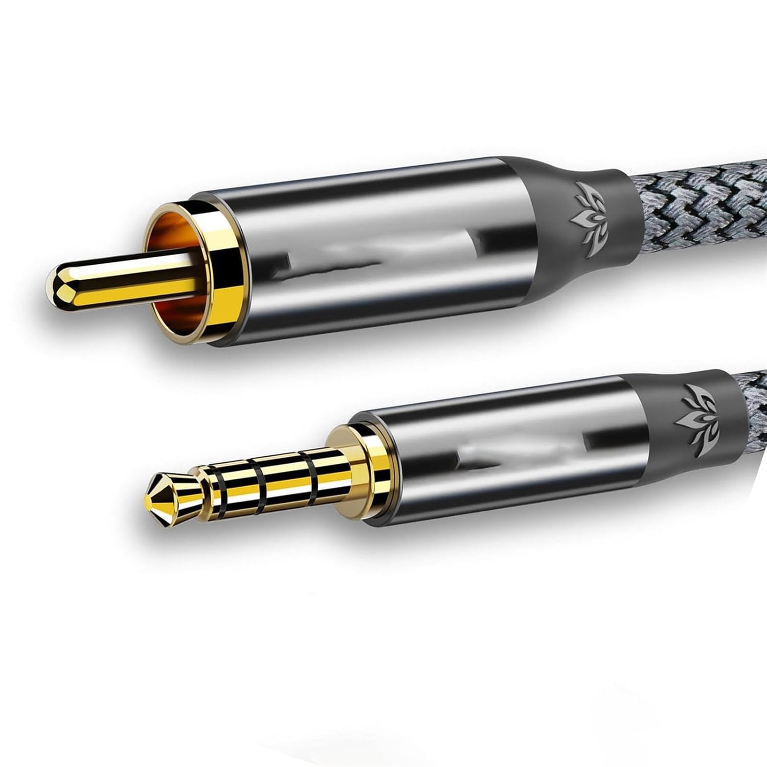 Pro Audio Cable 3.5mm Cable To Lotus Head Male To Male Audiophile Coaxial Output Amplifier Speaker Guitar Mixer Connection Cable(5m)