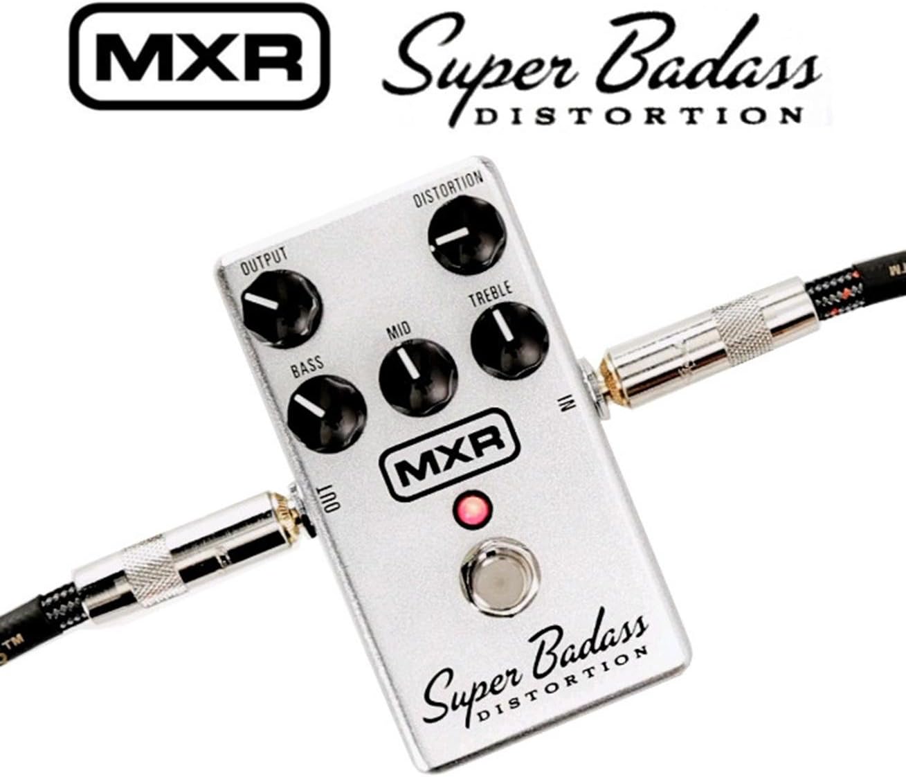MXR M75 Super Badass Distortion Pedal w/Bonus RIS Picks (x3) 710137067745
