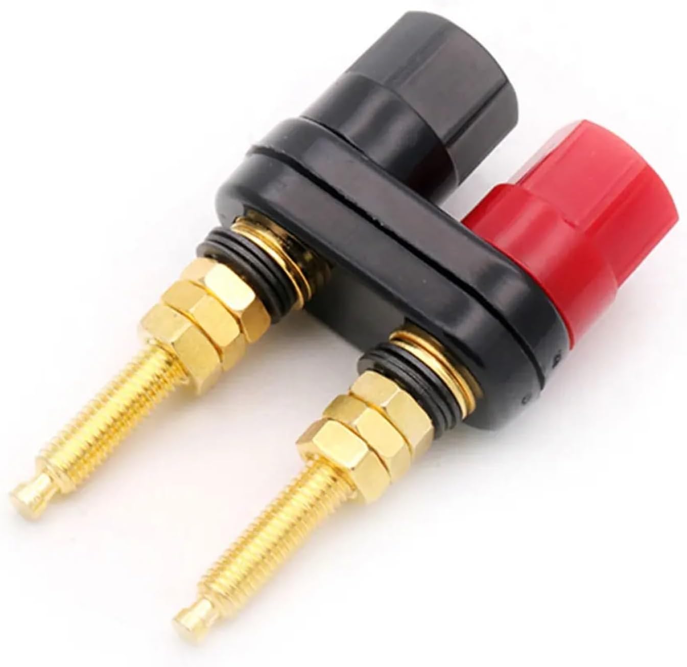 10PC Extended Speaker Banana Plugs Binding Post Terminals Connector Dual Female Socket for Speaker Amplifier