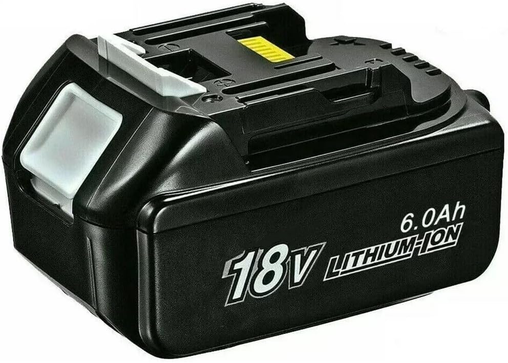 18V 6000mAh Li-ion Battery Compatible With Makita BL1860B/BL1830B, for 18V Cordless Tools (BHP452, BHR241Z), High-Capacity Rechargeable Power Tool Battery(3PACK 6000mAh)