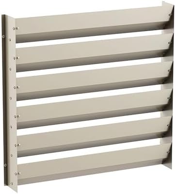 Air Deflector Grilles, Metal iron Baffle Guide Cover, Outdoor Ac Unit Cover Air Conditioner Deflector, Metal Iron Shutter Deflector