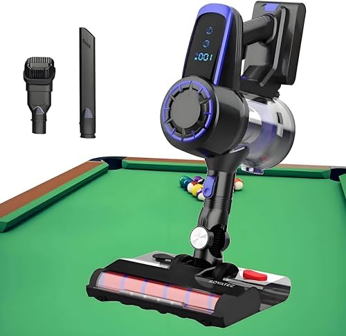 Cordless Billiard Table Cloth Vacuum Cleaner, 240W Wireless Handheld, 22kPa Powerful Suction, Convenient and Portable, Ideal for Cleaning Pool Table Cloths, Blue