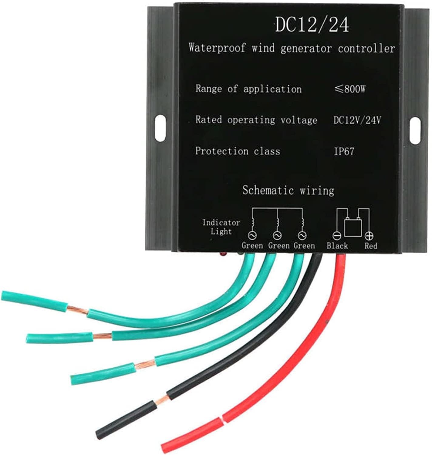 LiuSj JUnSt 3000W No Noise Vertical Magnetic Levitation Upright Wind Turbine, Waterproof Charge Controller 3 Blades for Home Use Vertical Axis Wind Turbine