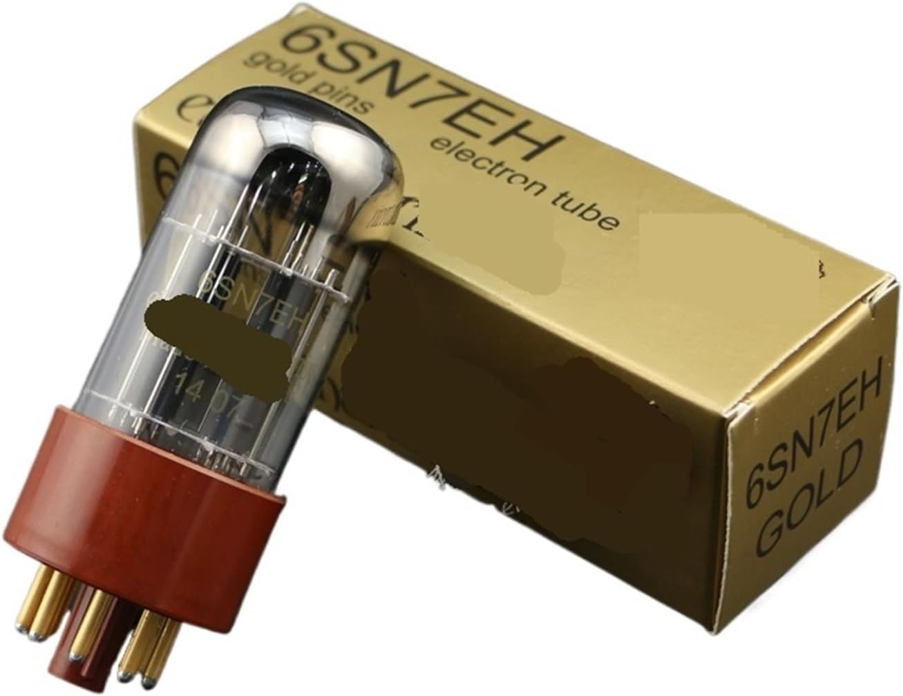 6SN7 Tube 6N8P/6H8C/CV181 Replacement Vacuum Tube Precision Matching Suitable for Amplifier(6SN7 Golden Foot,2 pcs)