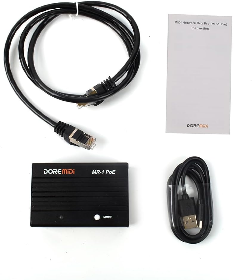 RTP MIDI Network Interface MR-1 PoE