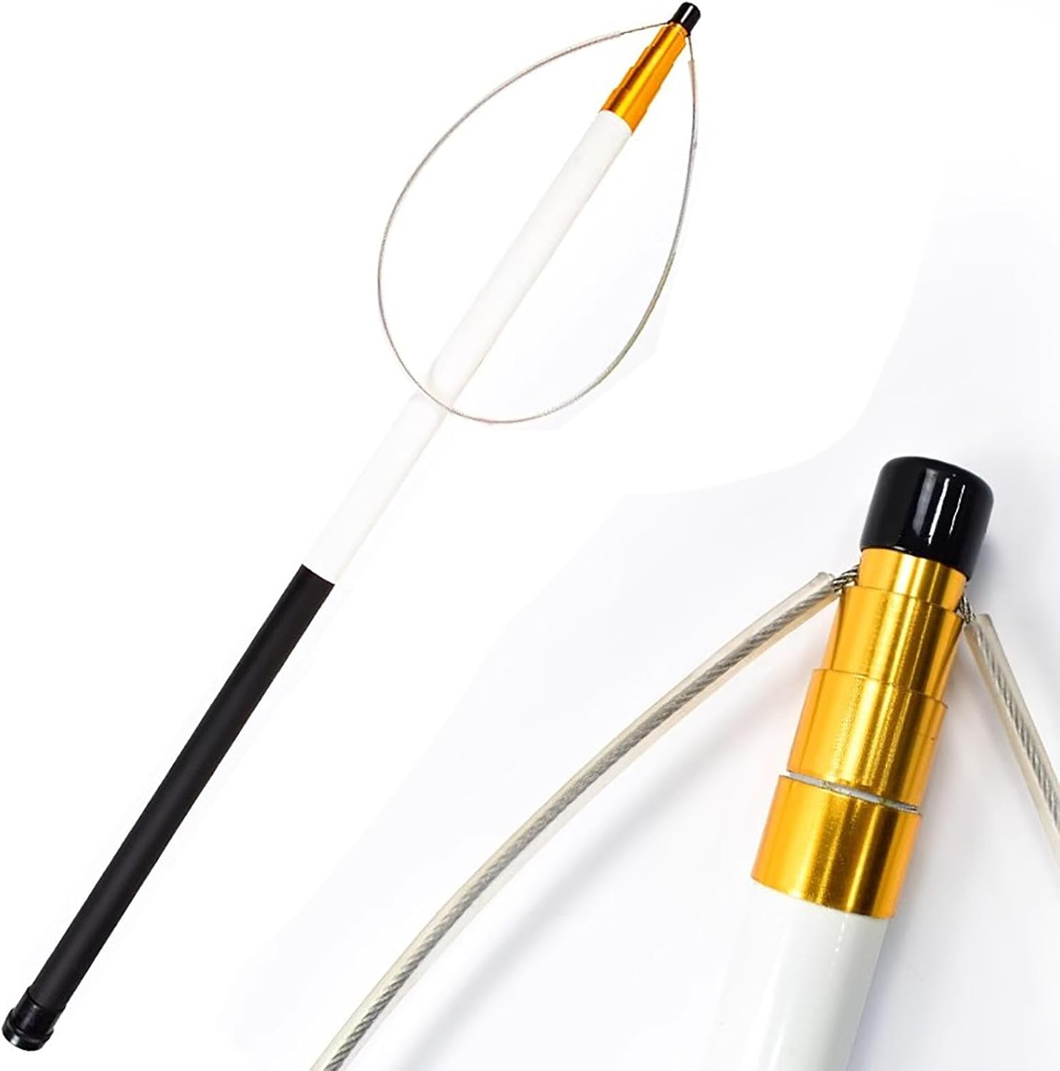 Pool Safety Hook Extendable Swimming Pool Poles, Fiberglass Boat Life-Saving Rescue Hook for Emergency, 1.22-6.5m Safety Preserving Hooks for Drowning Swimmers(White,1.22m-6.5m(4ft-21.3ft))