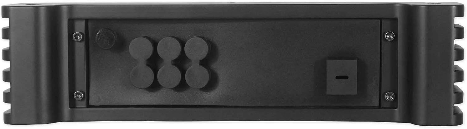 Rockville DBM65 2600W Peak / 660W RMS 6-Channel Marine Amplifier, IPX6, Includes Remote, Adjustable Crossover, PA Mic - Perfect for Boats, Subwoofers, and Marine Audio Systems