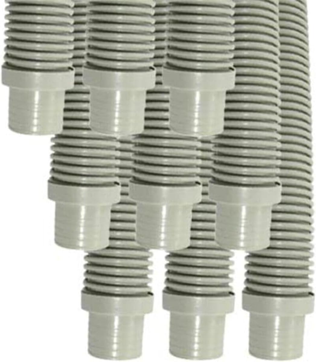 Replacement for Puri Tech Vacuum Hose Navigator Pool Vac Ultra Aquabug 1.5in x 4ft Lt. Grey 9 pk