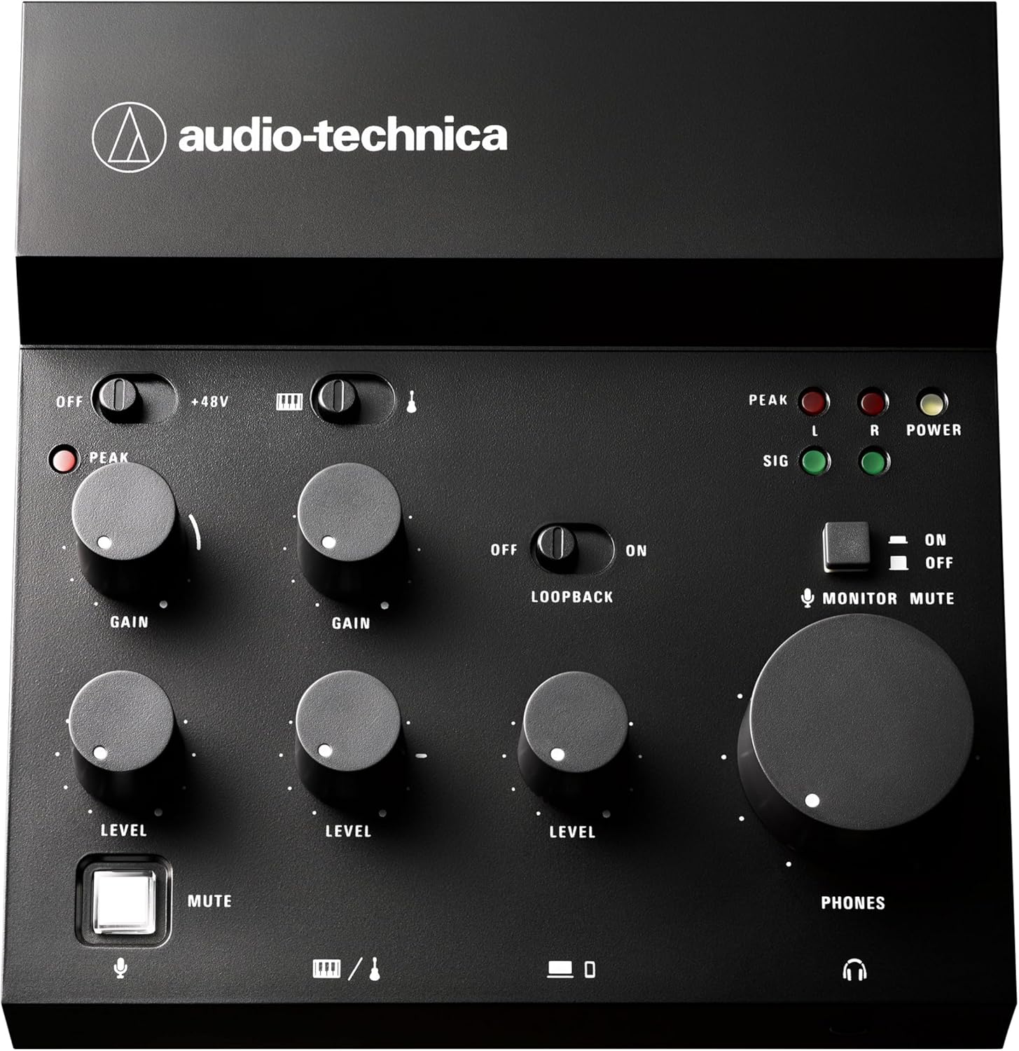 Audio-Technica AT-UMX3 USB Desktop Audio Mixer