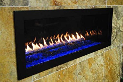 Pineapple Iridescent Pebble Firepit Glass Medium 22 Lb Bag