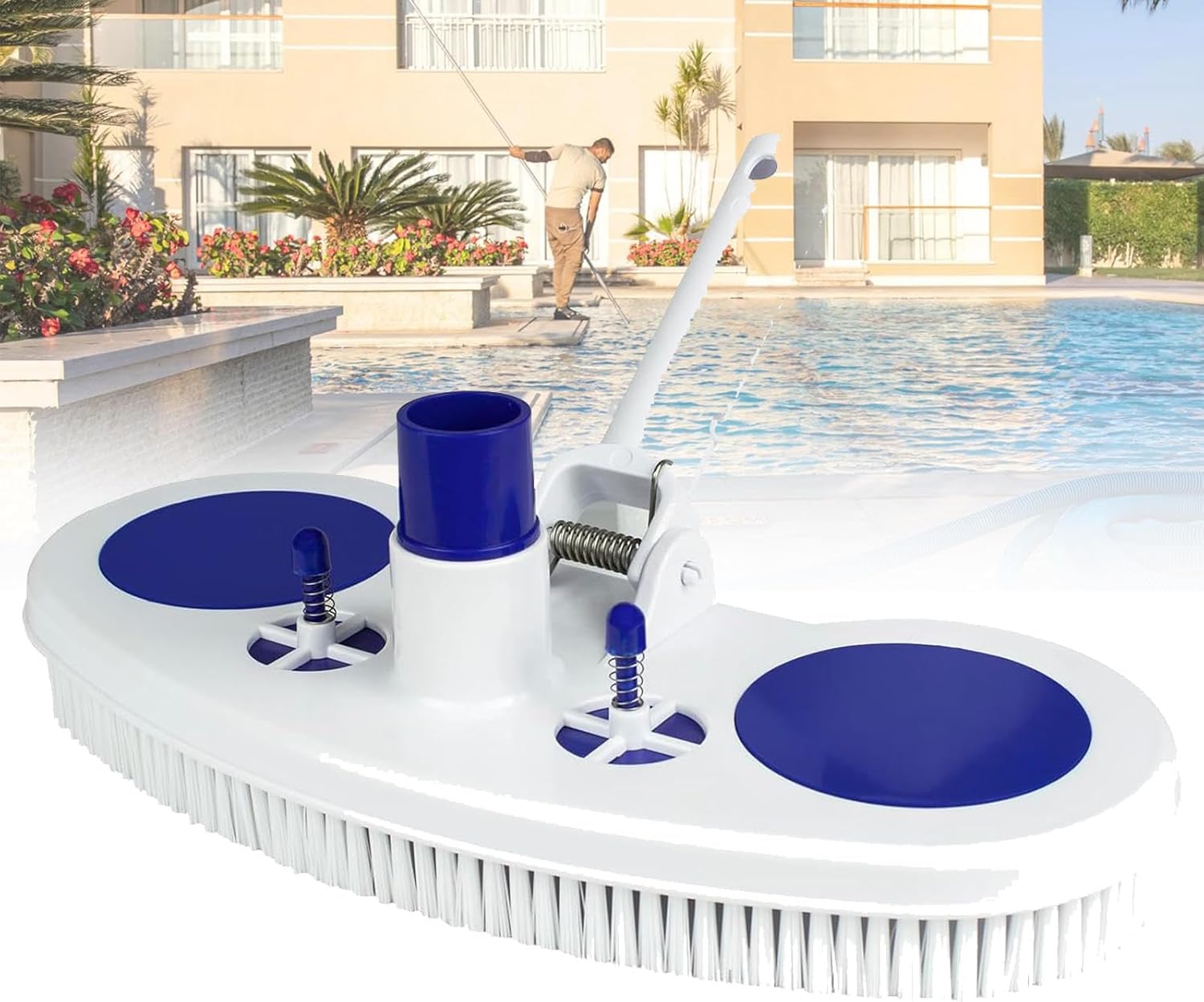 Swimming Pool Vacuum, Pool and Spa Vacuum Head, Clean Debris Above Ground & In-Ground Swimming Pools, Spas