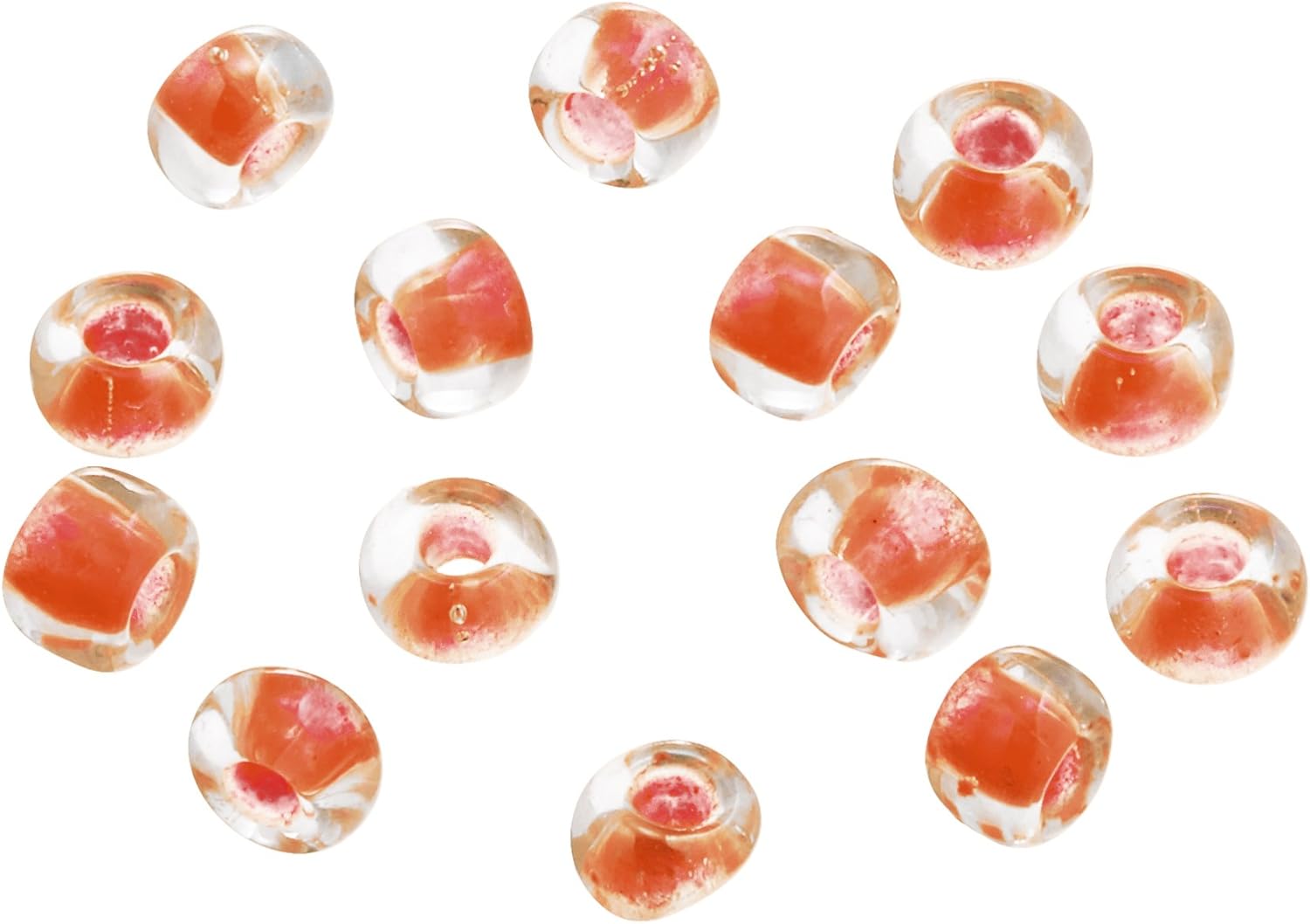 TOHO Round Small Beads, 6 Bundles, Thread Threading Beads, Outer Diameter Approx. 0.09 inches (2.2 mm), No. 986 (60 m)