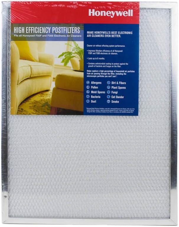 Honeywell High air Flow Media Post-Filter for EAC, 16x10-2 Filters per Package 50000293-001