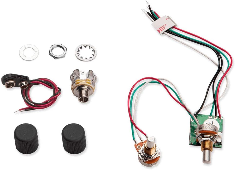 Basslines STC-2S-BO Blackouts 2-Band Tone Circuit with Separate Bass and Treble Potentiometers
