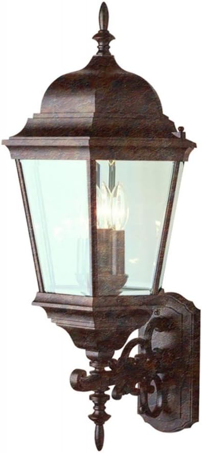 Trans Globe Imports 51000 RT Three Light Wall Lantern from Classical Collection 13.50 inches