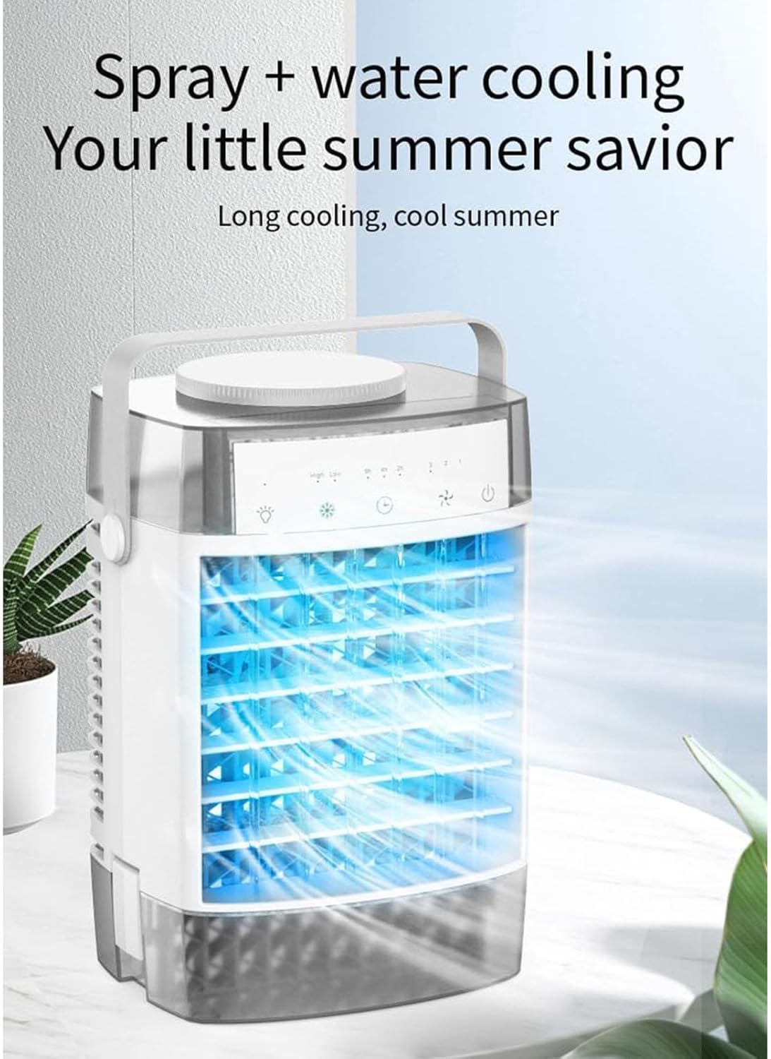 Portable Air Conditioning Household Sprayer Refrigeration Small Conditioner Indoor Water Electric Fan Night Light Fan