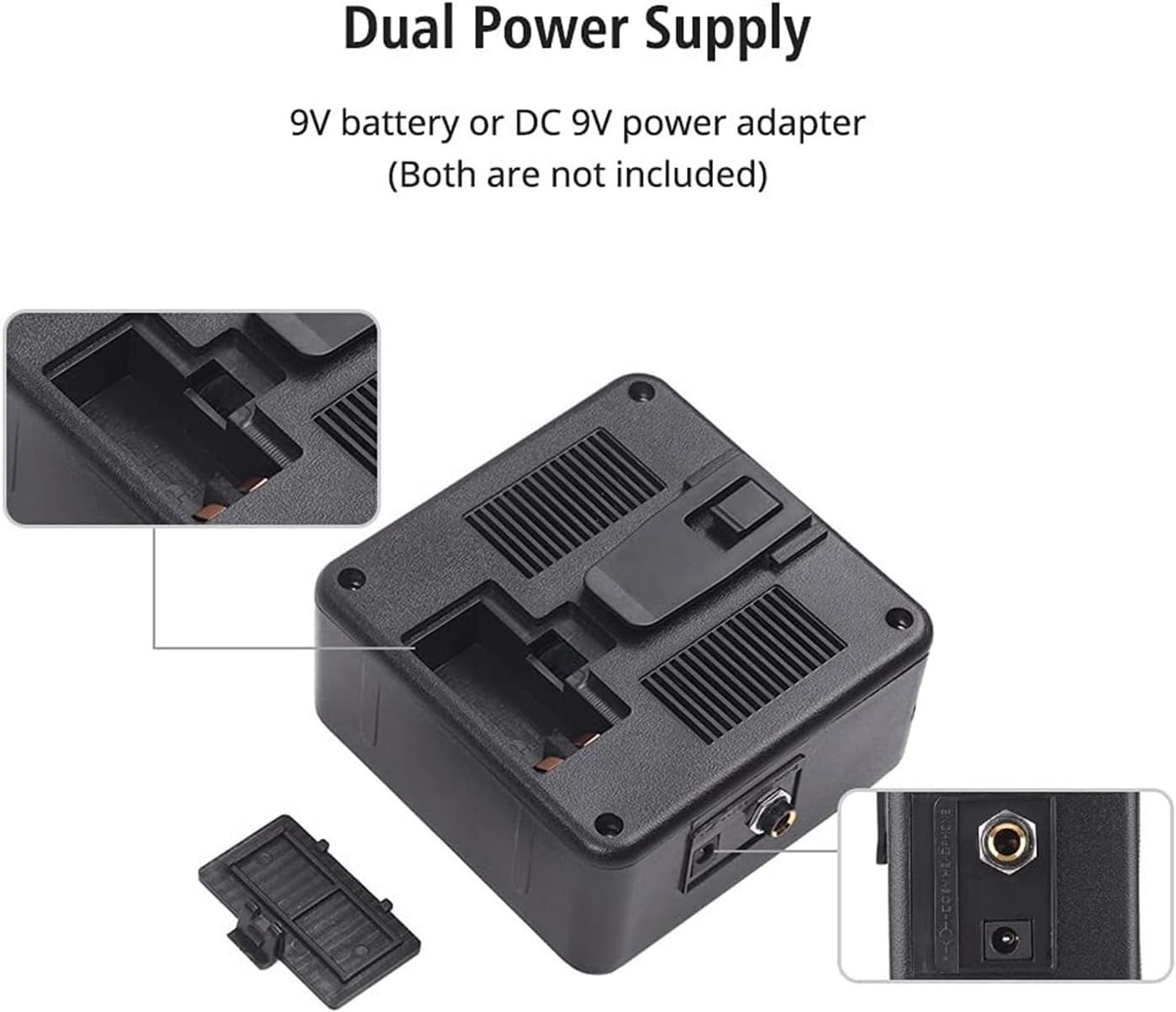 5W Mini Guitar Amplifier – Portable Practice Amp with Headphone Jack for Electric Guitar, Battery/AC Power (Quiet Practice)