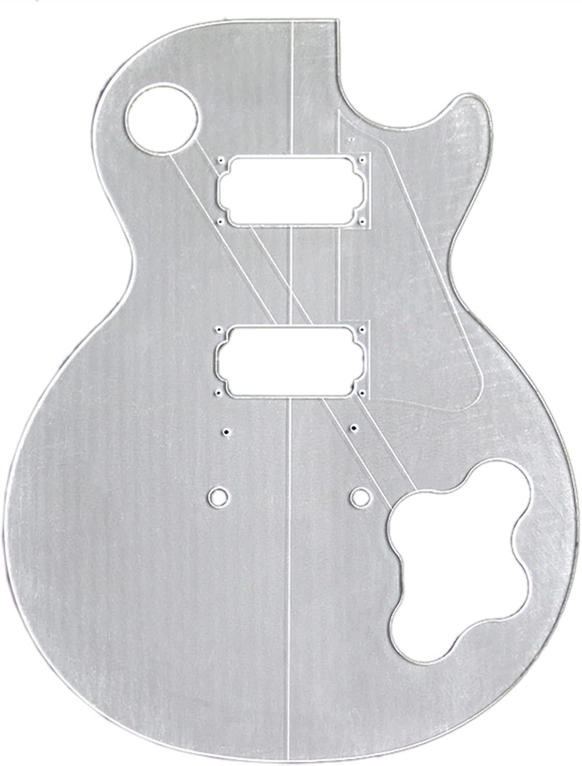 TSTS Acrylic Template Electric Guitar Making Tool Mold for Piano Body Suitable for LP Electric Guitar Guitar Tools (Color : 1)