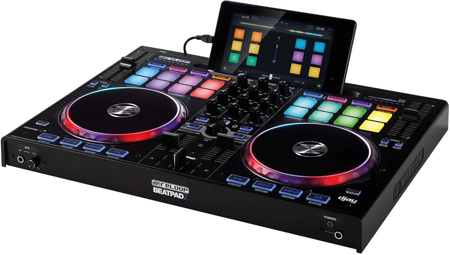 Reloop Beatpad-2 Cross Platform DJ Controller for iPad, Android and Mac