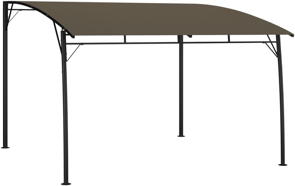 Garden Sunshade Awning 9.8'x9.8'x8.4' Taupe,AllWeather Protection Garden Gazebo for Outdoor Parties and Carport Outdoor Structures, Outdoor Canopies, Gazebos