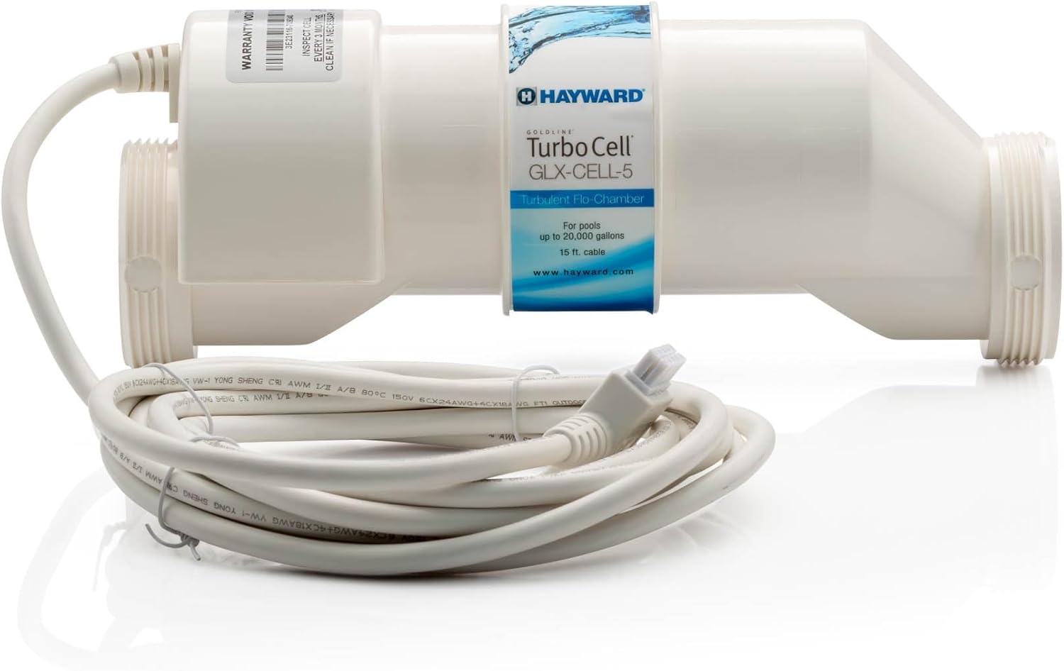 Hayward GLX-CELL-5 TurboCell Salt Chlorination Cell for Above-Ground Pools up to 20,000 Gallons