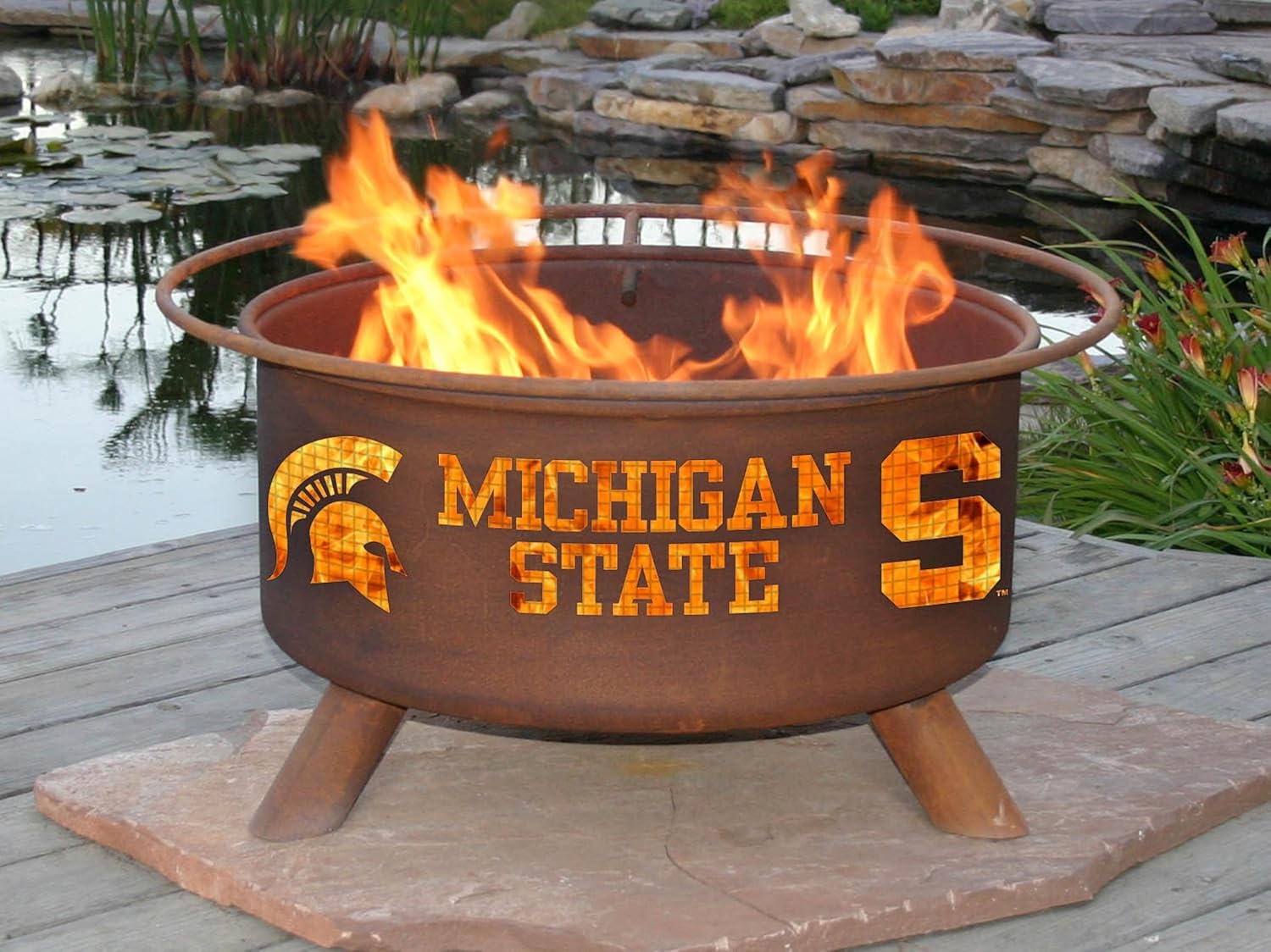 Patina Products F403 Michigan State Fire Pit