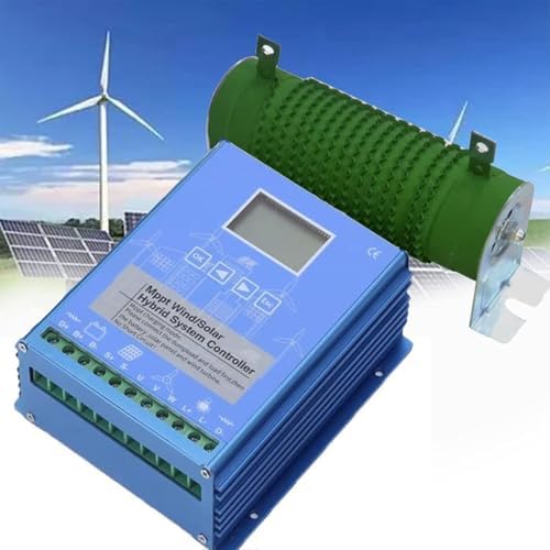 1200W Wind Solar Hybrid Charge Controller - 24V/48V Intelligent LCD Display Regulator for Wind & Solar Power Systems, Efficient Energy Management Accessories