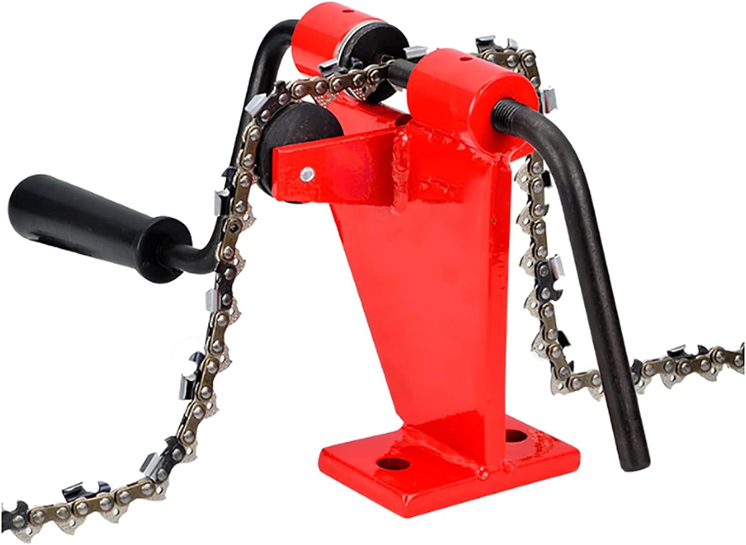 Bench Rivet Spinner, Chain Spinner Saw Link Rivet Joiner, Rotating Saw Chain Repair Tool, Work More Efficiently and Save Time, for Chain Saw/Electric Chain Saw Chain