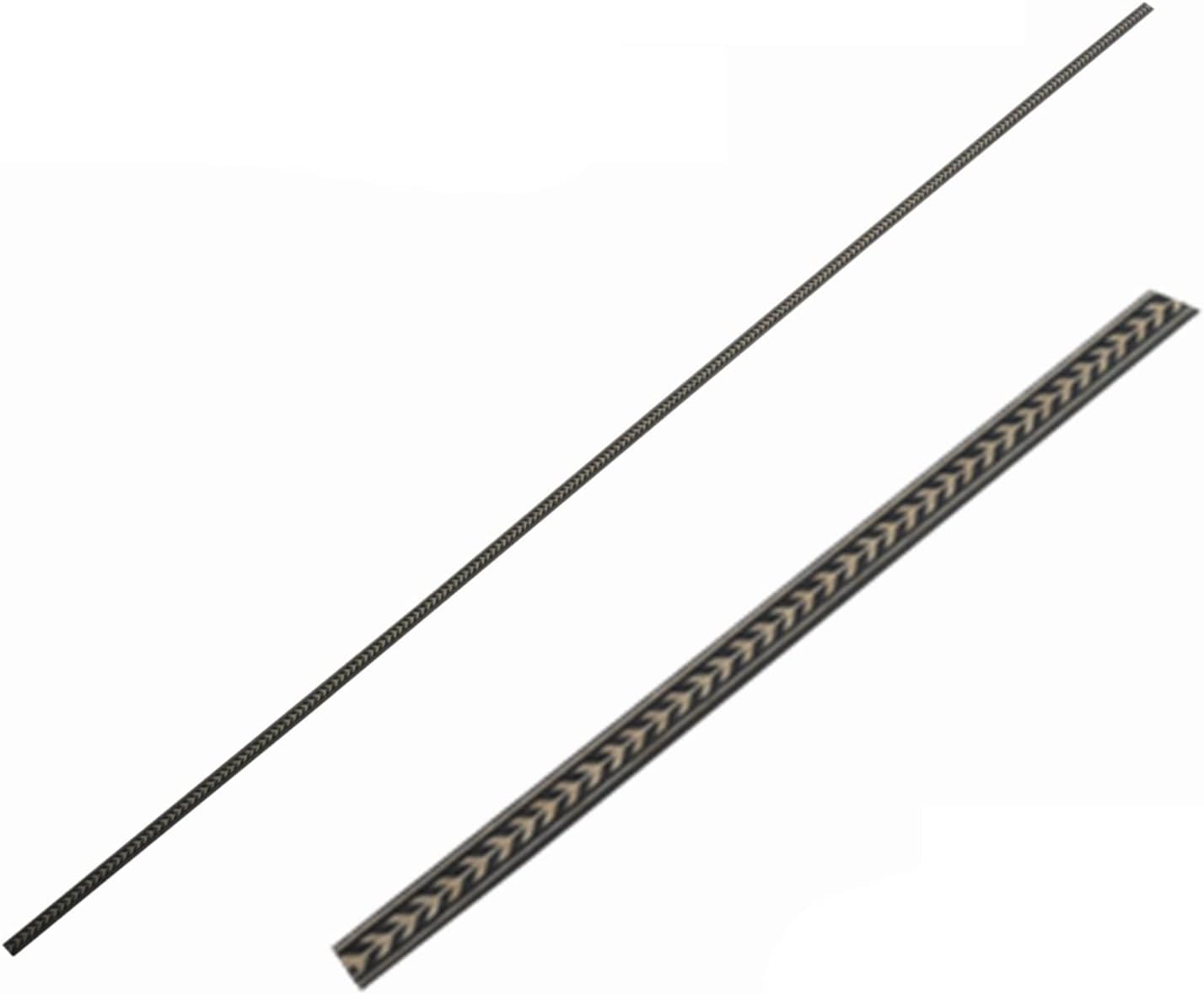 KESHUO 20 Pcs Guitar Binding Inlay Body Guitar Bass Ukulele Back Middle Binding Accessories Wood Guitar Kit Accessories (Color : 2)