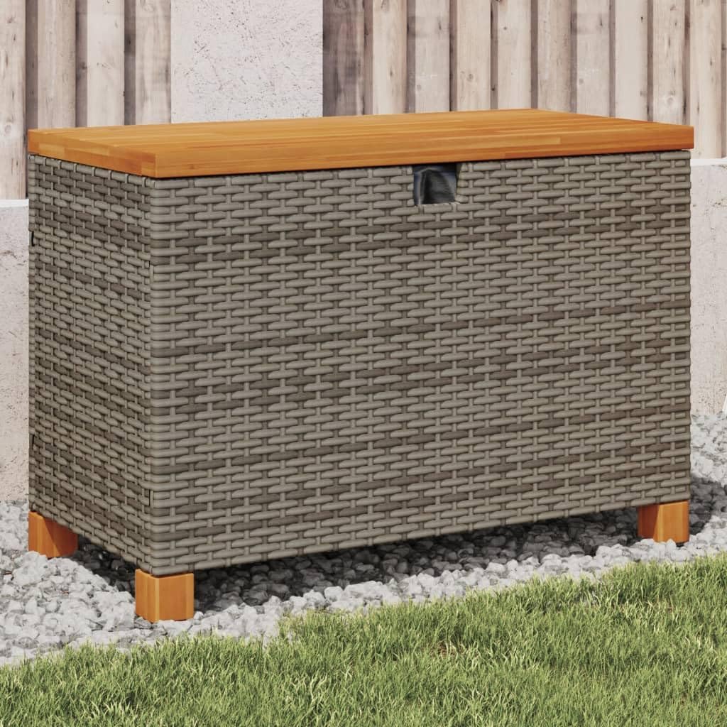 Patio Storage Box Gray 31.5