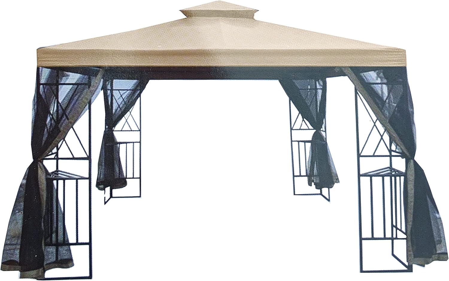 Garden Winds Replacement Canopy Top Cover Compatible with The Aldi Gardenline Belavi 2020-2022 Gazebo - 350