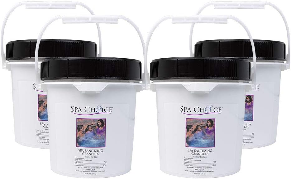 SpaChoice 20-Pounds Premium Spa Sanitizing Granules, Spa Chlorine Granules for Hot Tub, Made in USA