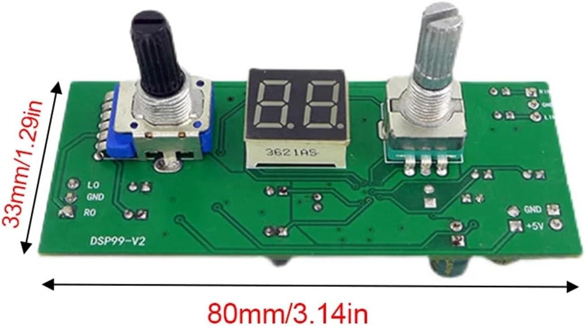 DSP Digital Reverberation Karaoke Reverb Board KTV Mixer Effector Anti-Whistling Module Multi-Sound Effects