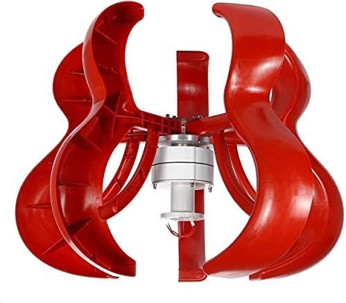 CAJUCA 4 Blades Lantern Vertical Axis Wind Turbines Generator,8000W with Controller for Home Windmill Lantern Wind Generator