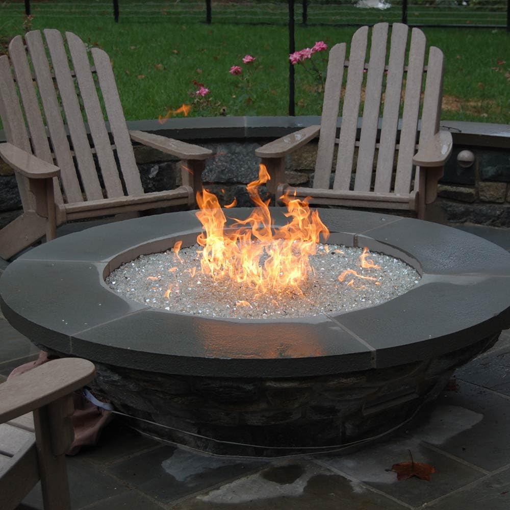 HPC Fire Penta Fire Pit Burner (PENTA24-LP), 24-Inch, Stainless Steel, Propane Gas