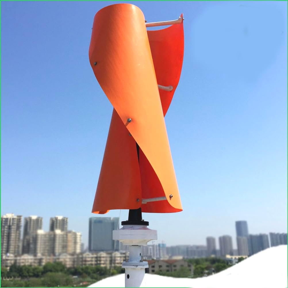 24v,12V 24V 48V 220V Vertical Axis Efficient Wind Turbine Generator for Home Use,16000W Small Household Windmill with MPPT Controller